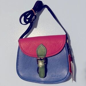 NWT Soruka Ally Blue and Pink Crossbody With Adjustable Strap